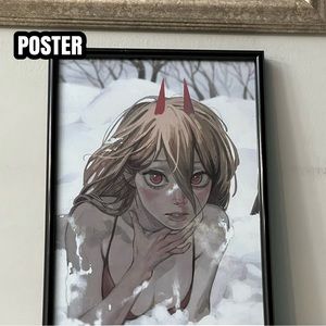 Chainsaw Man Power Anime Poster